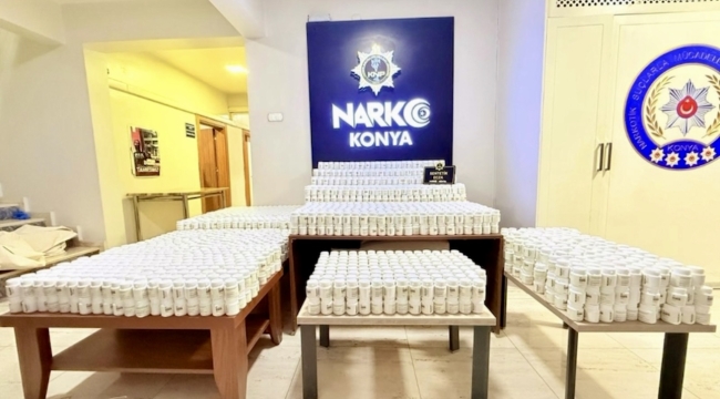 Konya Narkotikten uyuşturucuya geçit yok: 60 kişi tutuklandı