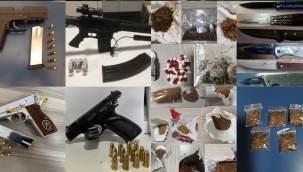 Konya polisinden güven huzur uygulamasında 421 şahıs gözaltına alındı 