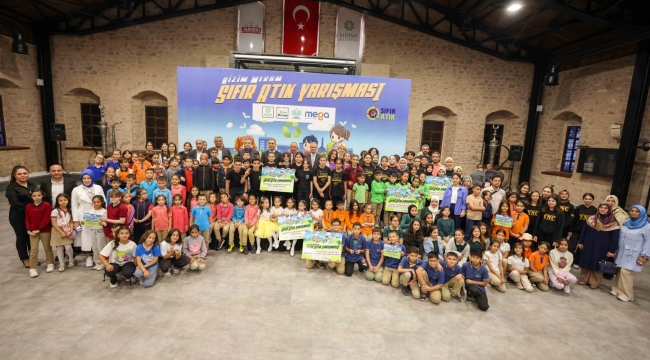 MERAM'DA ÖĞRENCİLER 'TEMİZ BİR GELECEK' İÇİN YARIŞTI 