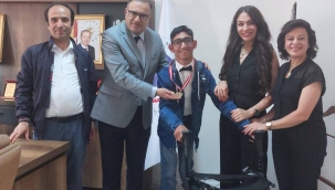 ÖZEL EĞİTİM ÖĞRENCİSİ İSA ÖZCAN'DAN GURURLANDIRAN BAŞARI 