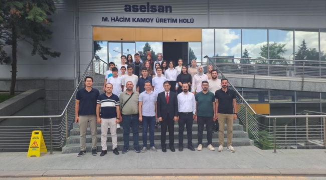 Sarayönü Derneği, lise öğrencilerini TUSAS VE ASELSAN'a götürdü