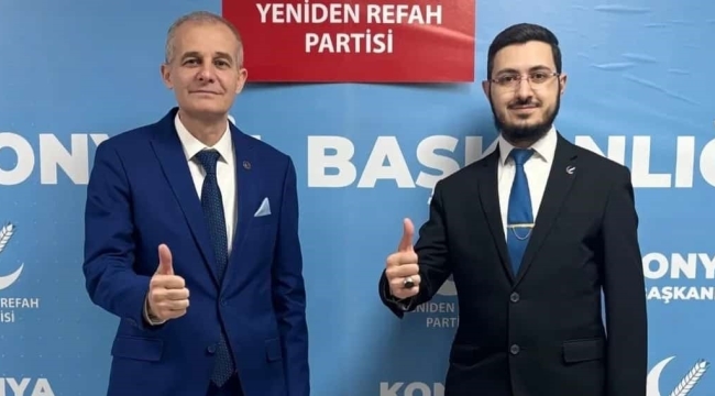 Yeniden Refah Partisi Konya İl Gençlik Kolları Başkanlığına Burak Cihat Dündar atandı 