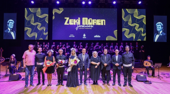 "ZEKİ MÜREN ŞARKILARI" KONSERİ YOĞUN İLGİ GÖRDÜ 