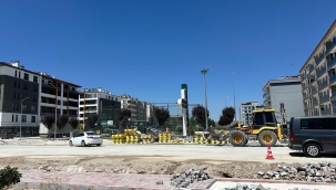 KARATAY'DA YOL VE KALDIRIM ÇALIŞMALARI TÜM HIZIYLA DEVAM EDİYOR 