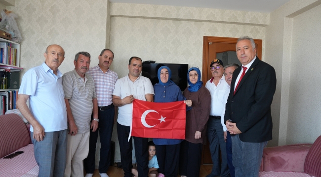 KONYA BÜYÜKŞEHİR 15 TEMMUZ GAZİLERİNİ EVLERİNDE ZİYARET ETTİ