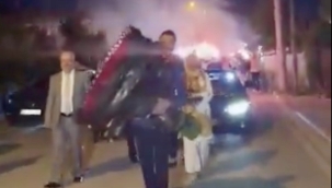 Konya'da düğün konvoyunda yolu kapatan sürücüler cezadan kaçamadılar! 