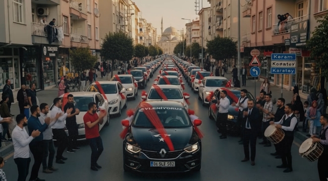 Konya Emniyeti'nden uyarı! "Mutluluğunuzu yaşarken başkalarının hayatını tehlikeye atmayın"