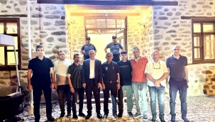 Konya İl Emniyet Müdürü Maksut Yüksek'ten Sille'de denetim ve esnaf ziyareti 