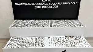 Konya KOM ekiplerinden tarihi eser operasyonu: 1 gözaltı! 