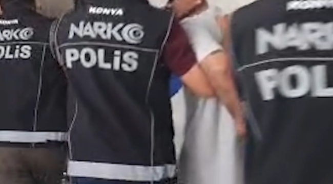 Konya Narkotikten zehir tacirlerine darbe! 82 ayrı operasyonda 68 kişi tutuklandı 