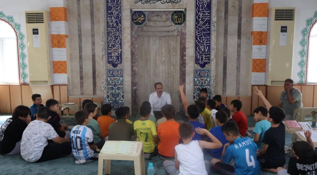 MÜFTÜ MÜJDECİ'DEN YAZ KURAN KURSLARINA ZİYARET
