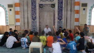 MÜFTÜ MÜJDECİ'DEN YAZ KURAN KURSLARINA ZİYARET 