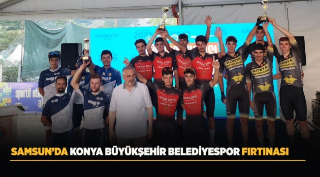 SAMSUN'DA KONYA BÜYÜKŞEHİR BELEDİYESPOR FIRTINASI