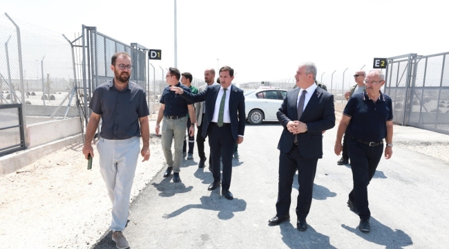 VALİ İBRAHİM AKIN VE BAŞKAN HASAN KILCA KARATAY HAYVAN BAKIMEVİ VE DOĞAL YAŞAM ALANI'NDA İNCELEMELERDE BULUNDU