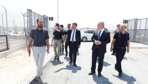 VALİ İBRAHİM AKIN VE BAŞKAN HASAN KILCA KARATAY HAYVAN BAKIMEVİ VE DOĞAL YAŞAM ALANI'NDA İNCELEMELERDE BULUNDU 