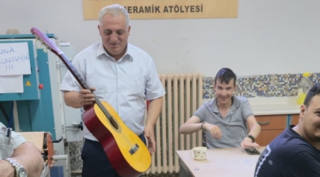 Akşehir'de Yetişkin Engellilerin Kursları Denetlendi 