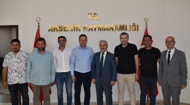 AKŞEHİR TSO'DAN KAYMAKAM YİĞİT'E HAYIRLI OLSUN ZİYARETİ 