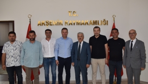 AKŞEHİR TSO'DAN KAYMAKAM YİĞİT'E HAYIRLI OLSUN ZİYARETİ 
