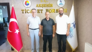 Başkan Abit ve Özşarlak'dan Akşehir Ticaret Borsası'na Ziyaret 