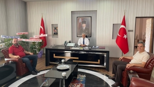 Başkan Abit ve Özşarlak'dan Kaymakam Yiğit'e Ziyaret 