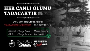 BAŞKAN KÖKSAL'DAN ÖRNEK SOSYAL SORUMLULUK UYGULAMASI. 
