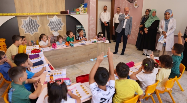 BAŞKAN PEKYATIRMACI ÇOCUKLARLA BİR ARAYA GELDİ 