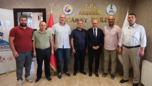 BELEDİYE BAŞKANI DR. A. NURİ KÖKSAL'DAN TİCARET BORSASI'NA TAZİYE VE HAYIRLI OLSUN ZİYARETİ 