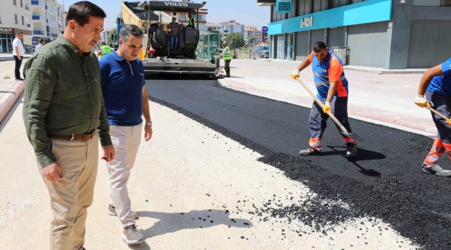 KARATAY'DA ASFALT SEFERBERLİĞİ SÜRÜYOR 