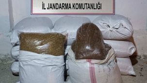 Konya'da 520 kilo kaçak tütün sevkiyatını jandarma engelledi 