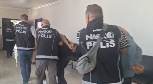 Konya Narkotikten uyuşturucuya geçit yok: 15 günde 82 operasyon, 79 tutuklama! 