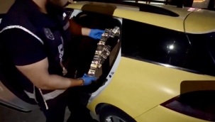 Konya polisinden kaçak sigara operasyonu: 2 gözaltı 