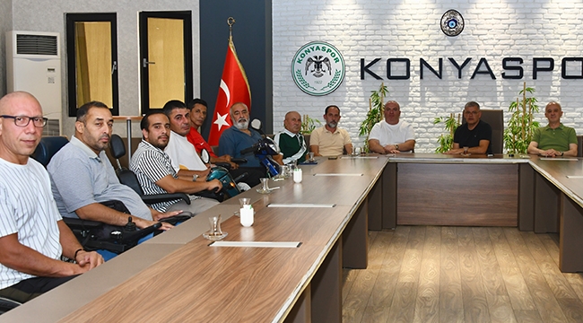 Konyaspor Engelli Taraftarlar Derneği'nden Konyaspor'a Ziyaret 