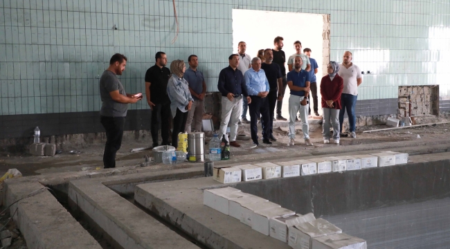 LATİF SELVİ VE HASAN KILCA "KARATAY SPOR MERKEZİ"NDE İNCELEMELERDE BULUNDU 