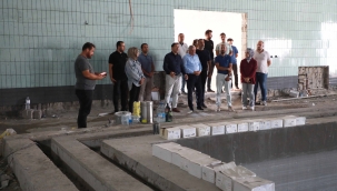 LATİF SELVİ VE HASAN KILCA "KARATAY SPOR MERKEZİ"NDE İNCELEMELERDE BULUNDU 