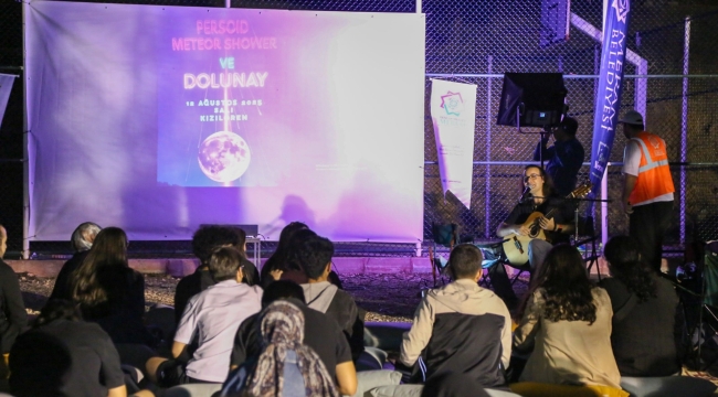 METEOR YAĞMURU MERAM'DA ŞÖLENE DÖNÜŞTÜ 