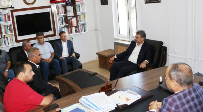 MİLLETVEKİLİ ERDEM'DEN İŞCAN'A ZİYARET 