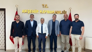 ORHAN ERDEM'DEN AKŞEHİR KAYMAKAMI'NA ZİYARET 