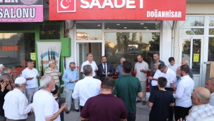 Saadet Partisi Doğanhisar İlçe Binası Yeni Yerine Taşındı 