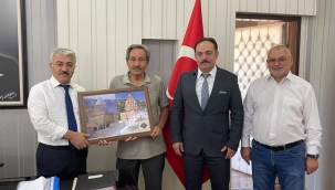 Seyyid Mahmud Hayrani Derneği'nden Kaymakam Yiğit'e Ziyaret 