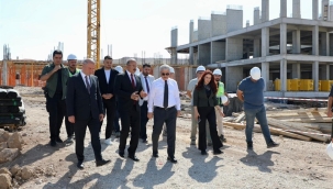 Vali Akın, Meram Gödene Huzurevi İnşaatında İncelemelerde Bulundu 