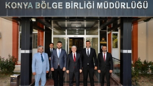 Vali Akın, Tarım Kredi Kooperatifleri Konya Bölge Birliğini Ziyaret Etti 