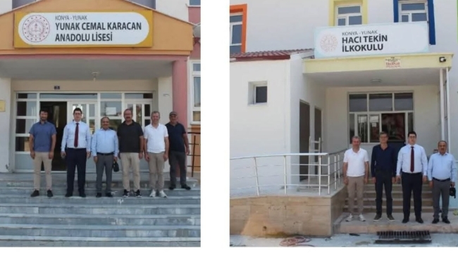 YUNAK KAYMAKAMI ATASOY'DAN OKULLARA BİR DİZİ ZİYARET 