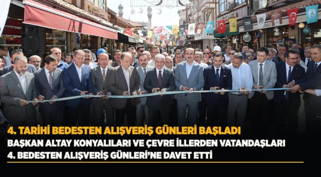 4. TARİHİ BEDESTEN ALIŞVERİŞ GÜNLERİ BAŞLADI 