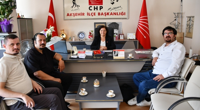 Akşehir Gazeteciler Cemiyeti'nden Başkan Uzun'a Hayırlı Olsun Ziyareti 