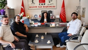 Akşehir Gazeteciler Cemiyeti'nden Başkan Uzun'a Hayırlı Olsun Ziyareti 