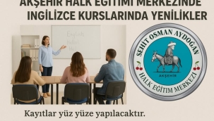 Akşehir Halk Eğitim Merkezi'nde Yeni Dönem İngilizce Kursları Başlıyor 