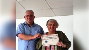 Akşehir Halk Eğitimi Merkezinden Halk Eğitimi Dostu Belgesi 