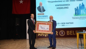 AKŞEHİR İLÇE MÜFTÜLÜĞÜ "HZ. PEYGAMBER VE AİLE AHLAKI" KONULU KONFERANS DÜZENLEDİ