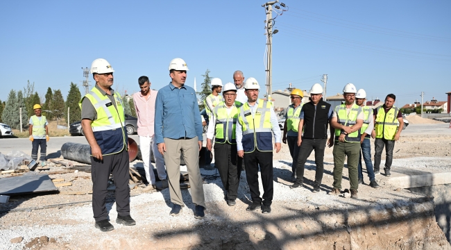 BAŞKAN ALTAY: "KURAK DÖNEMLERDE ŞEHİR MERKEZİNE SU AKTARACAK 62 KM'LİK HATTA BAĞLANTI ÇALIŞMALARINA BAŞLADIK" 