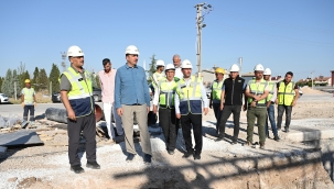 BAŞKAN ALTAY: "KURAK DÖNEMLERDE ŞEHİR MERKEZİNE SU AKTARACAK 62 KM'LİK HATTA BAĞLANTI ÇALIŞMALARINA BAŞLADIK" 